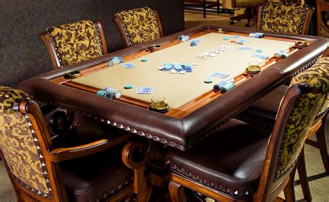 Dining room table poker table combo  and dynamic functionality make it a perfect addition to your home